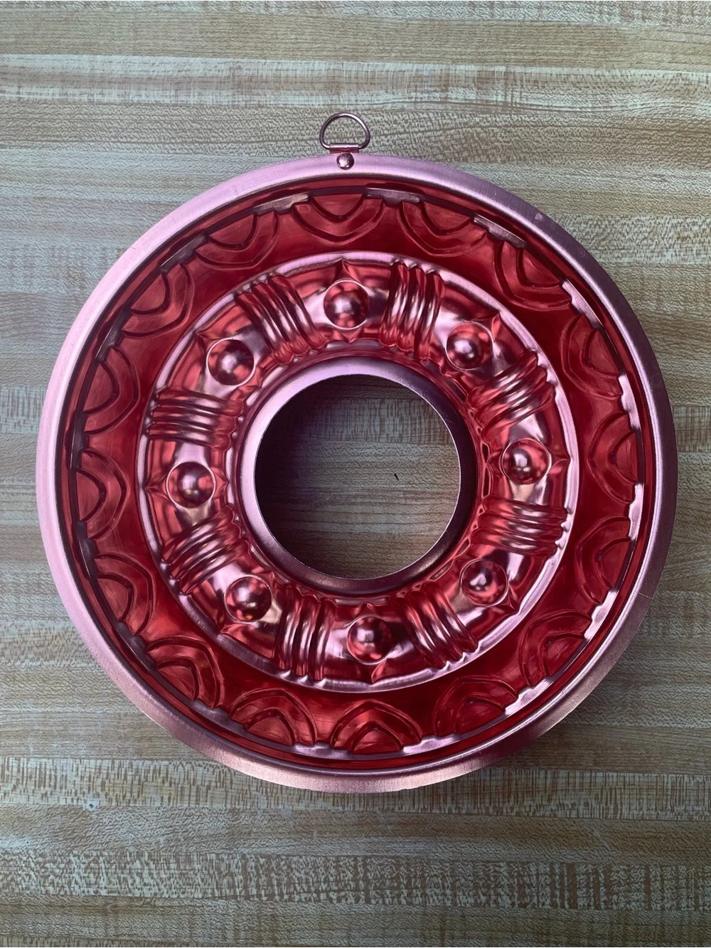 Vintage Copper Bundt Pan Dessert Mold